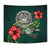 American Samoa Polynesian Tapestry - Green Turtle Hibiscus - Polynesian Pride