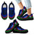 Guam Wave Sneakers - Polynesian Pattern Green Color Kid's Sneakers - Black - Guam Black - Polynesian Pride