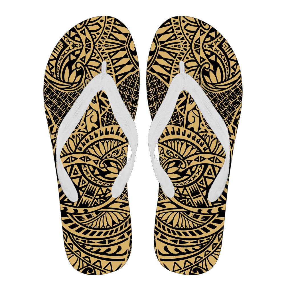Polynesian 27 Flip Flops Men White - Polynesian Pride