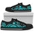 Nauru Low Top Canvas Shoes - Turquoise Tentacle Turtle - Polynesian Pride