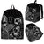 Tonga Polynesian Backpack Turtle Hibiscus Black Black - Polynesian Pride