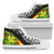 Kanaka Flag High Top Shoe - Dirty Style Men White - Polynesian Pride