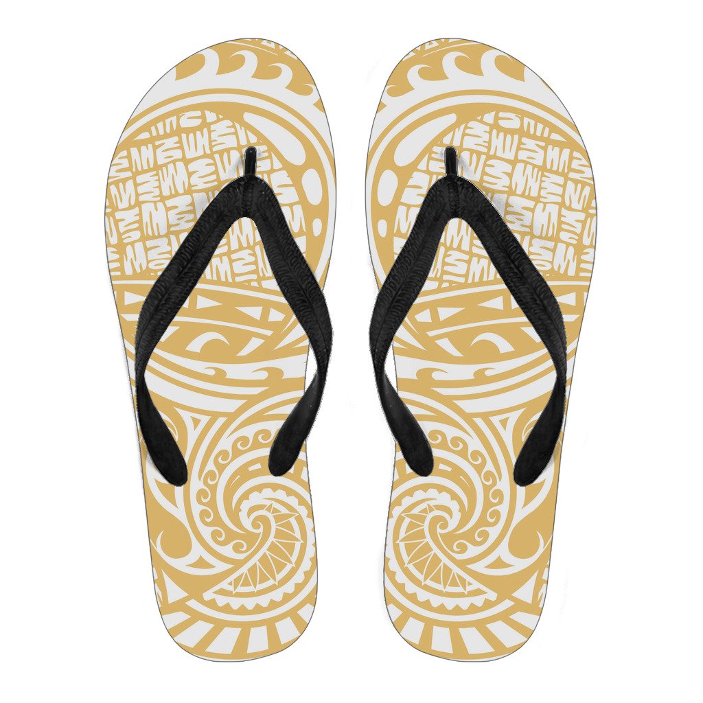 Polynesian 06 Flip Flops Women Black - Polynesian Pride