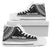 French Polynesia High Top Shoes - Polynesian Black Chief Version Unisex White - Polynesian Pride