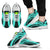 Hawaii Polynesian Sneakers - Camber Style Turquoise Men's Sneakers White - Polynesian Pride