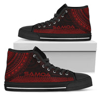 Samoa High Top Shoes - Polynesian Red Chief Version - Polynesian Pride