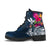 Hawaii Leather Boots - Polynesian Hibiscus with Summer Vibes - Polynesian Pride