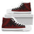 Yap High Top Shoes - Polynesian Red Chief Version Unisex White - Polynesian Pride