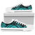 Cook Islands Low Top Canvas Shoes - Turquoise Tentacle Turtle - Polynesian Pride