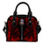 Norfolk Island Shoulder Handbag - Polynesian Tattoo Red One Size Red - Polynesian Pride