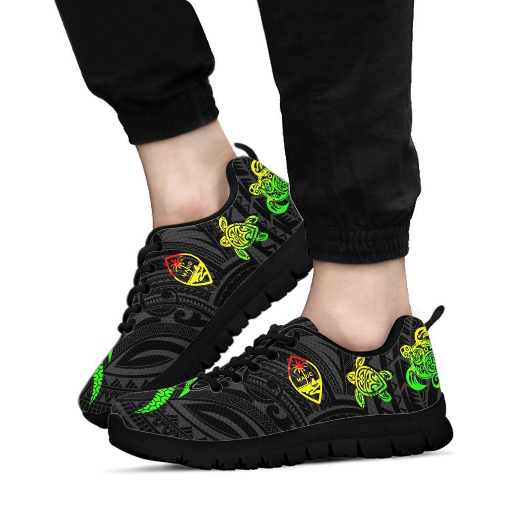 Guam Polynesian Sneakers - Reggae Tentacle Turtle - Polynesian Pride