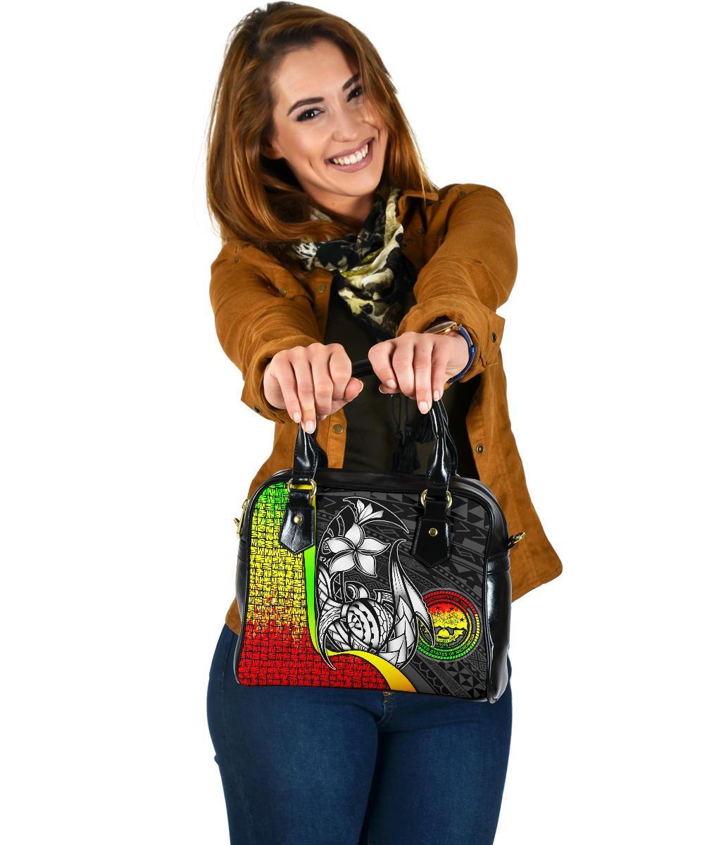 Federated States of Micronesia Shoulder Handbag Reggae - Turtle With Hook One Size Reggae - Polynesian Pride