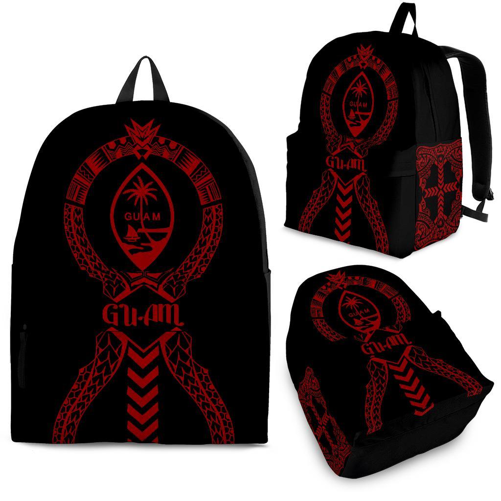 Guam Backpack - Micronesian Tribal One Style Red - Polynesian Pride