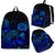 American Samoa Polynesian Backpack Turtle Hibiscus Blue Blue - Polynesian Pride