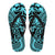 Polynesian 50 Flip Flops Women Black - Polynesian Pride