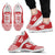 American Samoa Sneakers - American Samoa Seal Polynesian Tattoo Red White Unisex White - Polynesian Pride