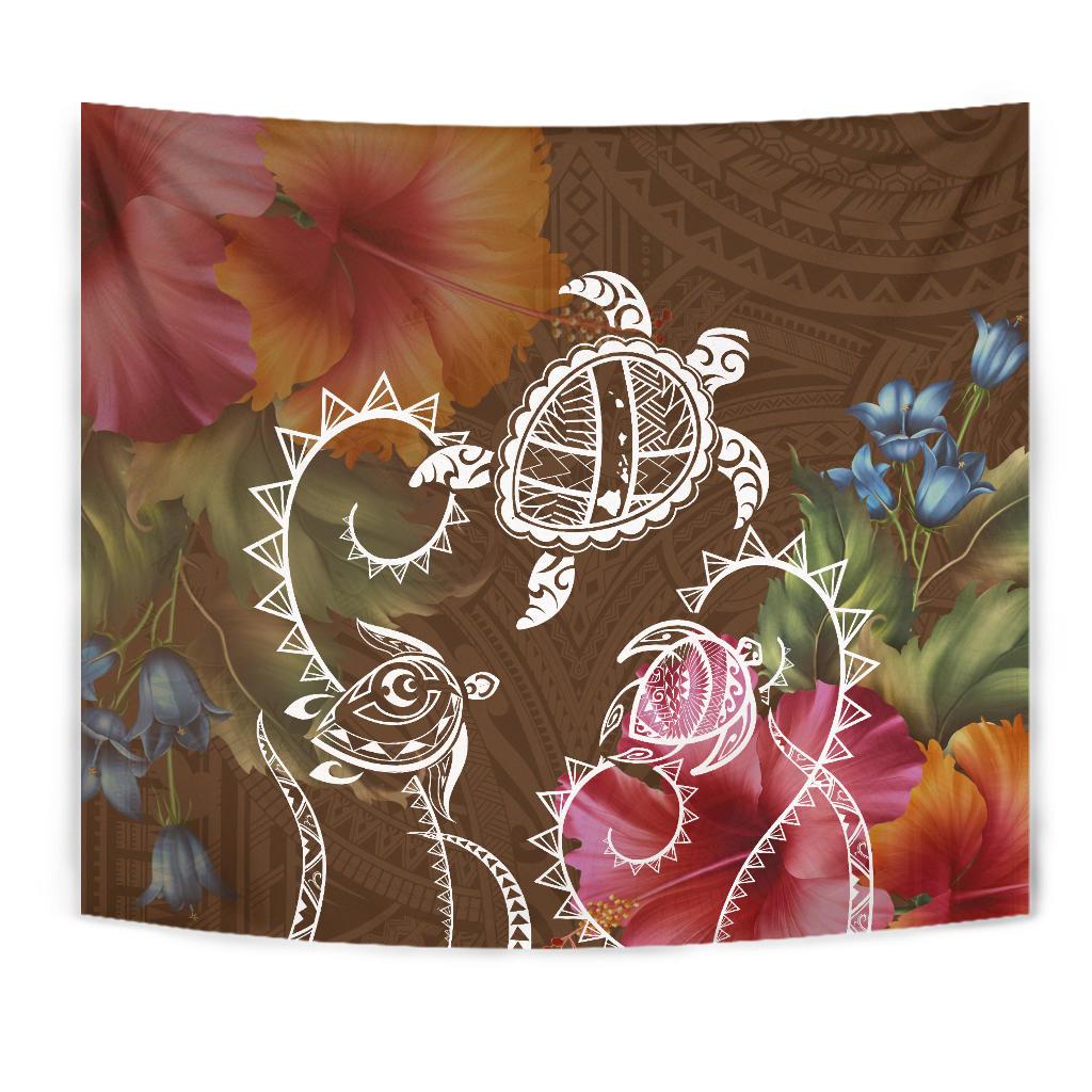 Hawaii Turtle Polynesian Tapestry - Herd Style - Polynesian Pride