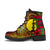 New Caledonia Polynesian Leather Boots - Hibiscus Vintage - Polynesian Pride