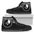 Yap High Top Shoes - Micronesian Black Style Unisex Black - Polynesian Pride