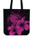 Hawaii Hibiscus Tote Bag - Turtle Map - Pink - Polynesian Pride