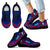 Guam Wave Sneakers - Polynesian Pattern Purple Color Kid's Sneakers - Black - Guam Black - Polynesian Pride