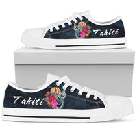 Tahiti Polynesian Low Top Shoe - Tropical Flower - Polynesian Pride