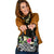 FSM Polynesian Shoulder Handbag - Summer Plumeria (Black) One Size Black - Polynesian Pride