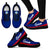 Guam Sneakers - Guam Coat Of Arms New Blue Style - Polynesian Pride