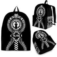 Northern Mariana Islands Backpack - Micronesian Tribal One Style White - Polynesian Pride