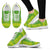 Kanaka Maoli Sneakers - Kanaka Maoli Polynesian Chief Tattoo Green Yellow Version - Polynesian Pride