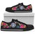 Northern Mariana Islands Low Top Shoe - Hibiscus Polynesian Pattern - Polynesian Pride