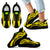 Hawaii Polynesian Sneakers - Camber Style Yellow Kid's Sneakers Black - Polynesian Pride