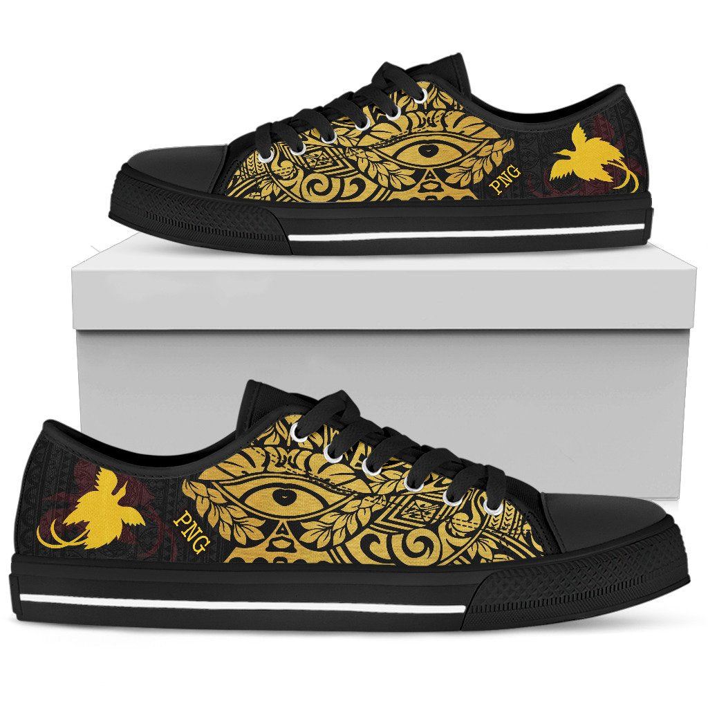 Papua New Guinea Low Top Shoes - Erudite Eye - Polynesian Pride