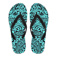 Polynesian 44 Flip Flops Women Black - Polynesian Pride