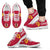 Vanuatu Sneakers - Vanuatu Flag Red - A5 Unisex White - Polynesian Pride