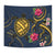 Hawaii Polynesian Turtle Hibiscus Plumeria Tapestry - Nane Style - Polynesian Pride