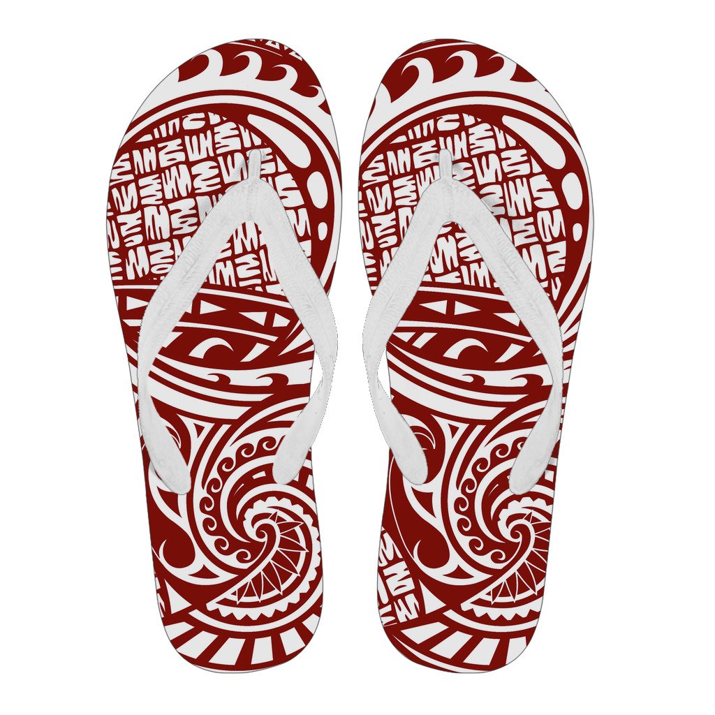 Polynesian 02 Flip Flops Women White - Polynesian Pride