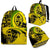 Guam Backpack - Hibiscus And Wave Yellow Yellow - Polynesian Pride