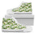 Hawaiian Shoes - Tropical Plumeria White High Top Shoes Womens High Top White - Polynesian Pride