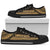 American Samoa Low Top Shoes - Polynesian Gold Chief Version - Polynesian Pride