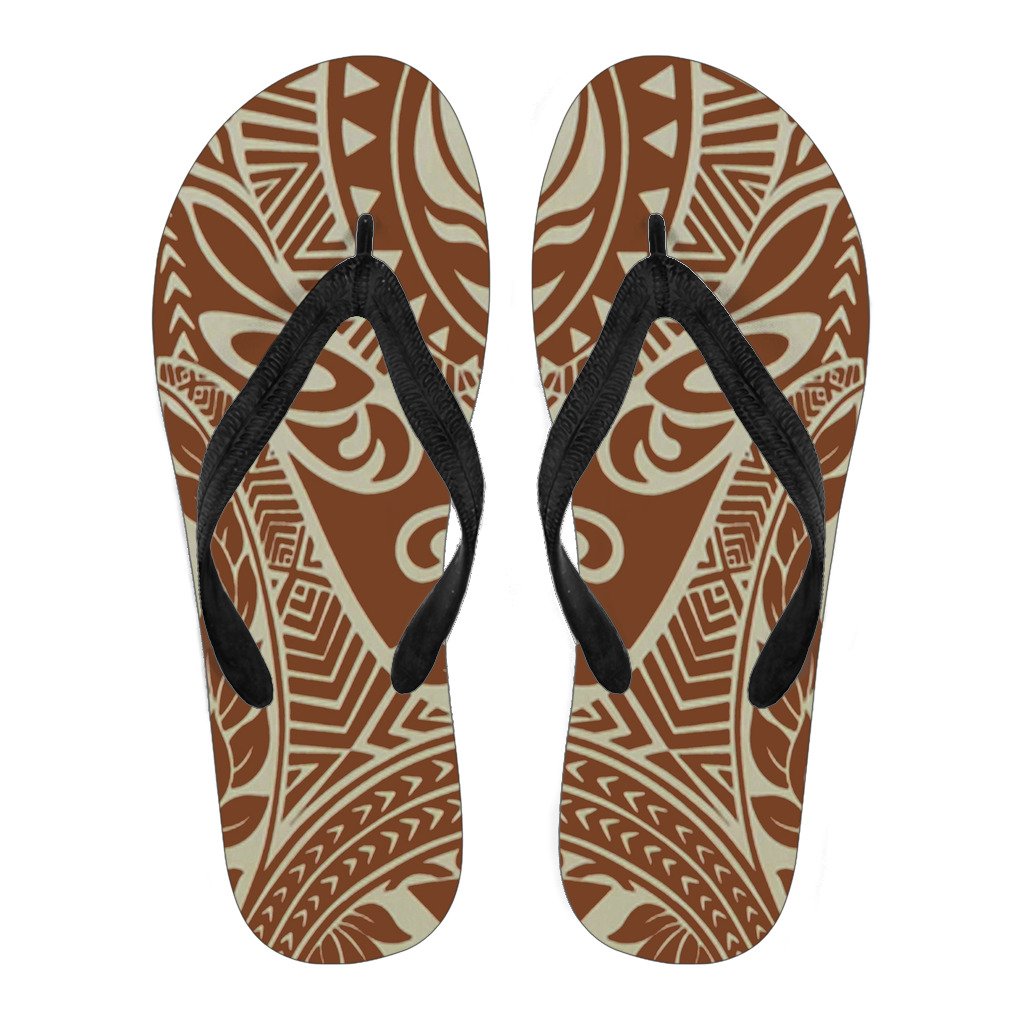 Polynesian 41 Flip Flops Men Black - Polynesian Pride