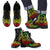 Kosrae Leather Boots - Tribal Reggae Reggae - Polynesian Pride