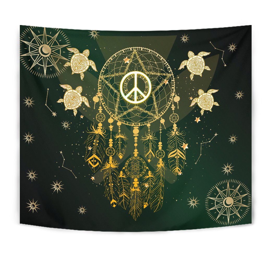 Hawaii Dream Catcher Peace Style Galaxy - Tapestry AH - Polynesian Pride