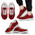 Polynesian Sneakers - Polynesian Tattoo Red Version Unisex White - Polynesian Pride