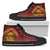 Hawaii Mauna Kea Custom Personalised High Top Shoes - Hand Sign Symbol Unisex Black - Polynesian Pride