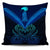 Maori Manaia New Zealand Pillow Cover Blue - Polynesian Pride