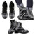 kosrae Leather Boots - Polynesian Black Chief Version Black - Polynesian Pride