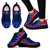 Samoa Sneakers - Samoa Coat Of Arms Thunder Style - Polynesian Pride