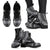 French Polynesia Leather Boots - Polynesian Black Chief Version - Polynesian Pride