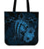 Hawaii Hibiscus Tote Bag - Harold Turtle - Traffic blue Tote Bag One Size Blue - Polynesian Pride